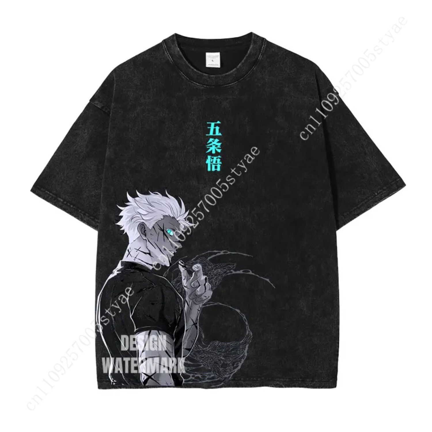 Yours Summer Clothing - Gojo Satoru Grafik-T-Shirt Anime-Kleidung für Männer