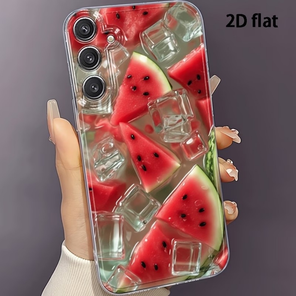 Summer Closet - Sommerliches Wassermelonen-Muster TPU Handyhülle für Samsung