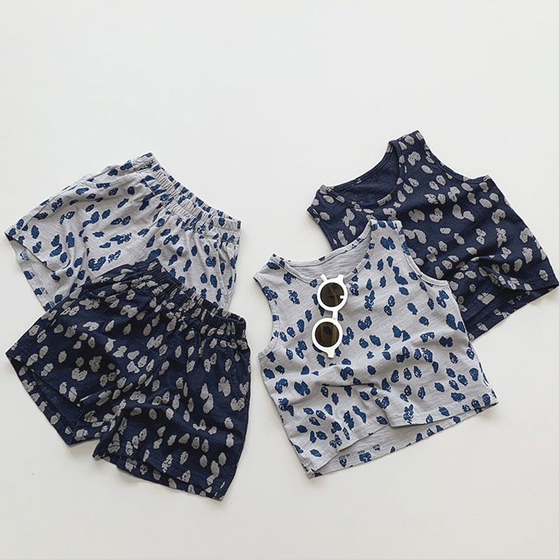 Summer Clothing Drawing For Kids - Sommer Kinder Kleidung Sets Ärmellose T-shirts
