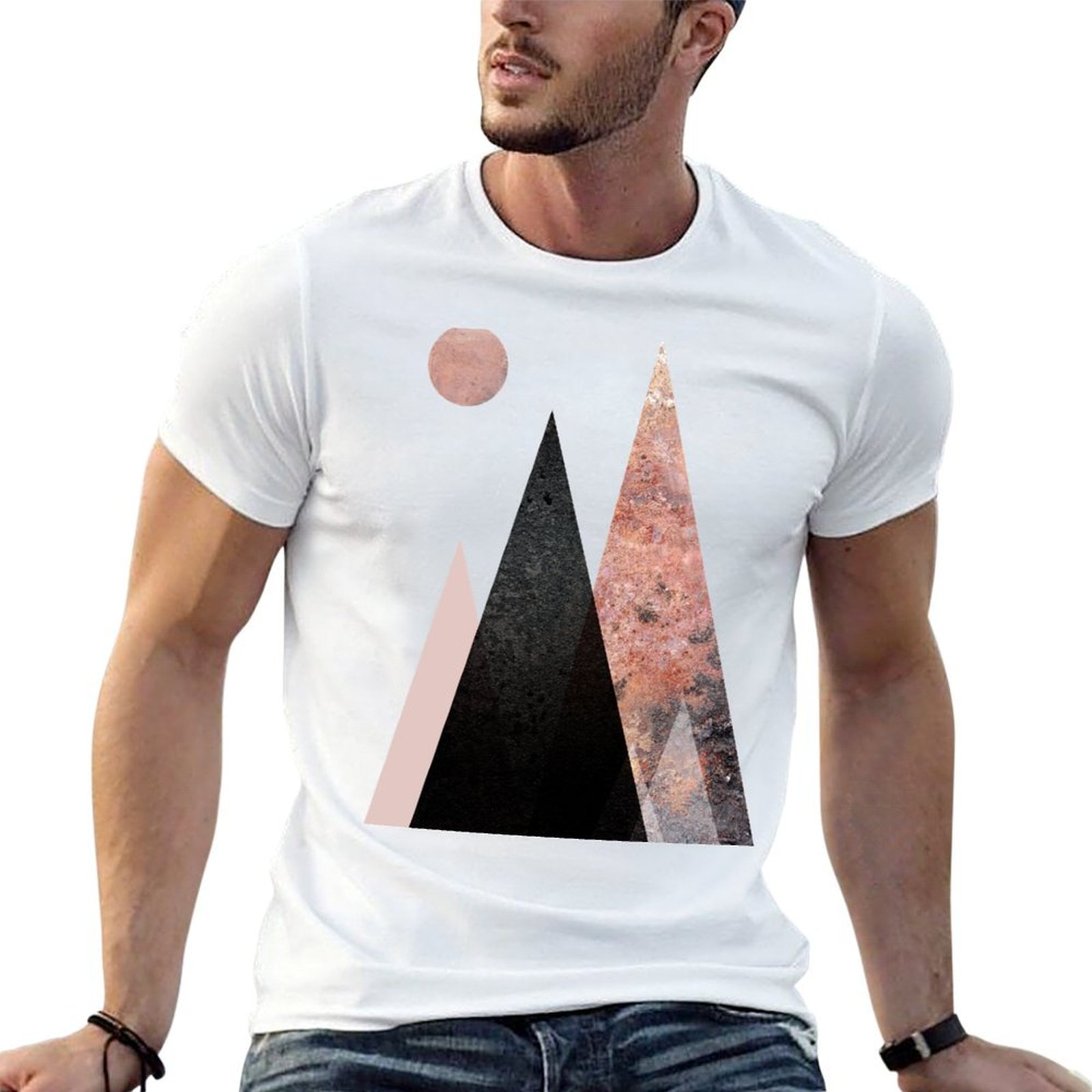 Summer Clothing Range - Nordic Mountain Range T-Shirt, günstige Sommerkleidung