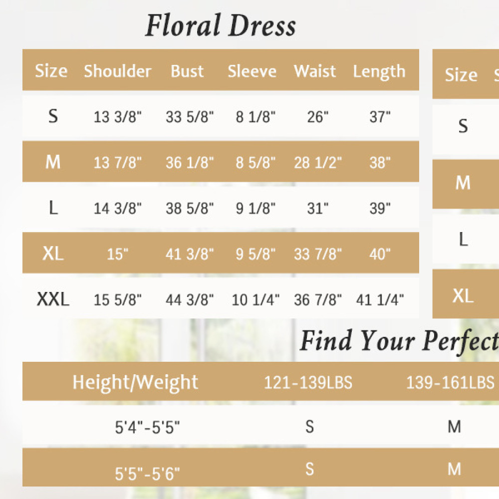 Sundress Midi Floral - Lässiges Blumenmuster Damenkleid V-Ausschnitt Kurzarm Wickelkleid