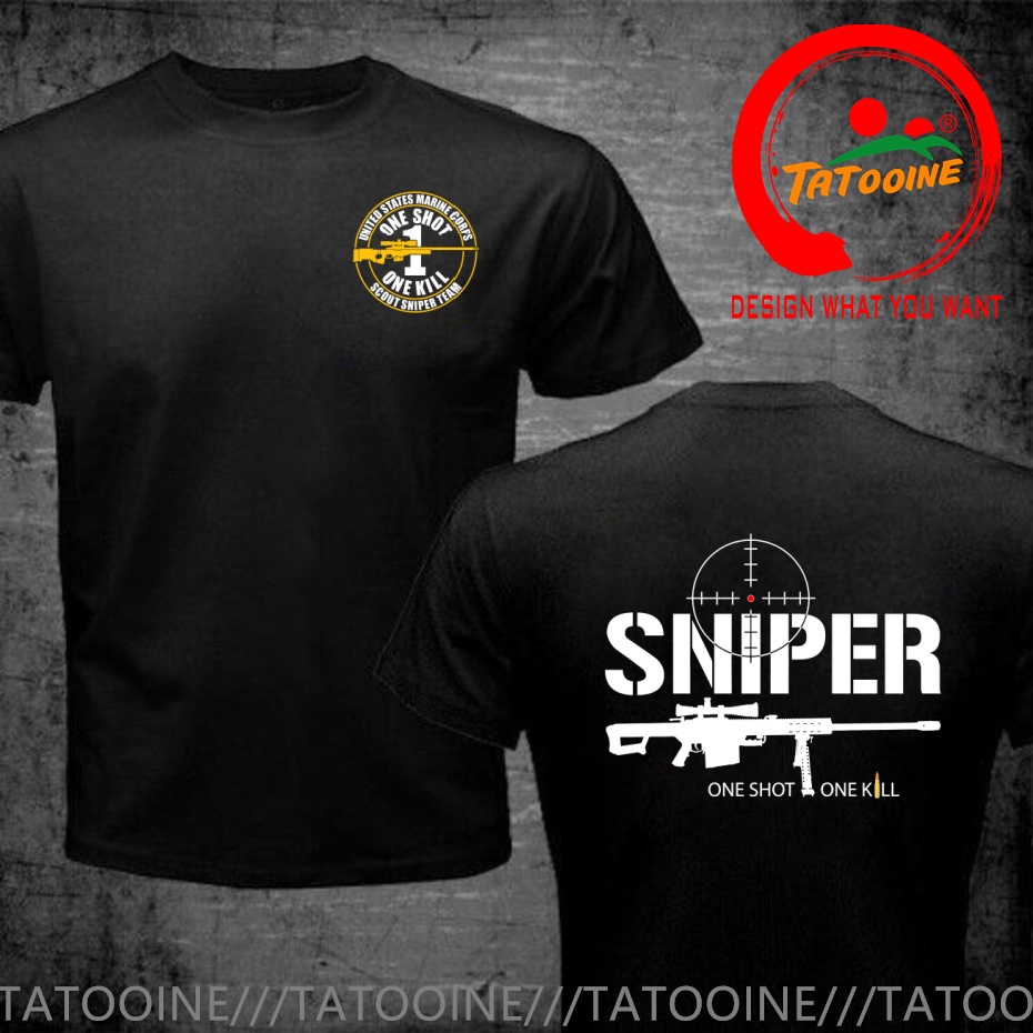 Summer Clothing Range - Lustiges Design Sniper-Genauigkeit Ein Schuss, ein