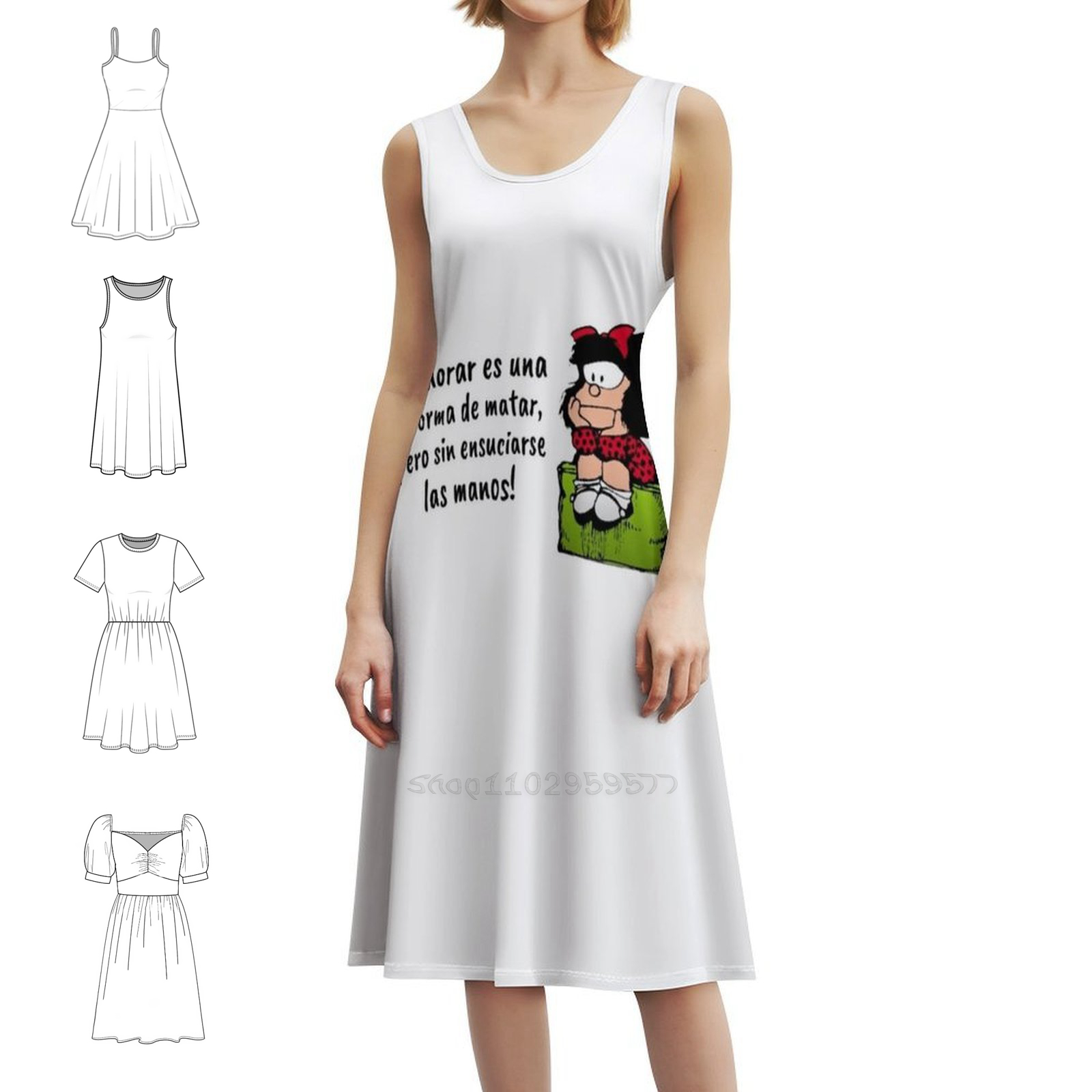 Summer Quotes - Spanische Zitate und Mafalda Comics Boho