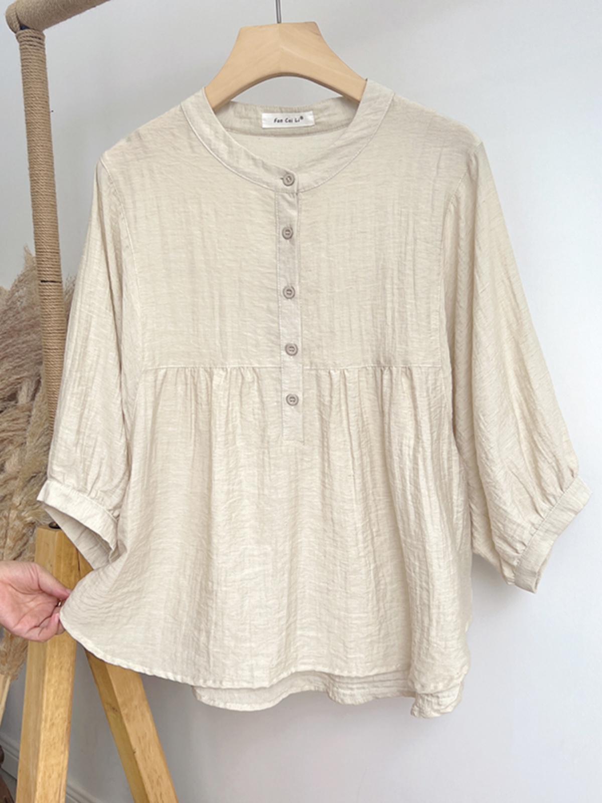 Summer Clothing For Japan - Sommer lose dünne Rundhals hemden für