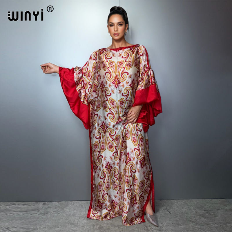 Summer Clothing Holiday - WINYI Retro Kaftan-Kleid für Muslimische Frauen