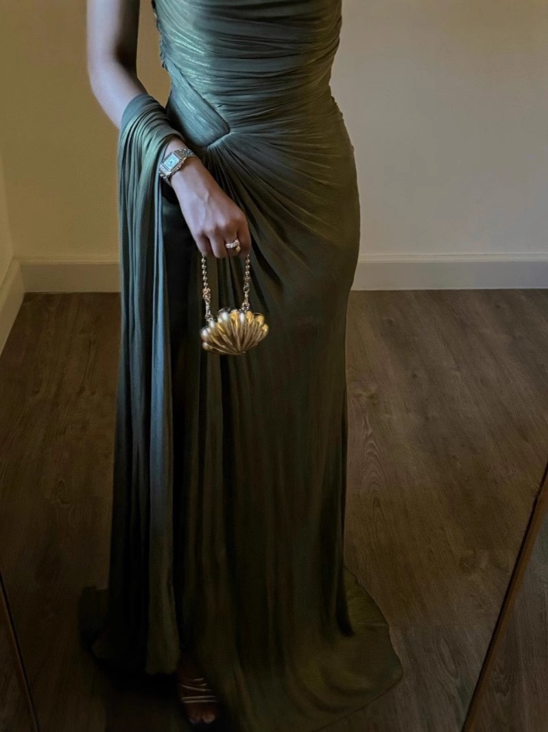 Summer Evenings Clothing - Luxuriöses Partykleid Maxi-Abendkleid Damen Elegantes Grünes