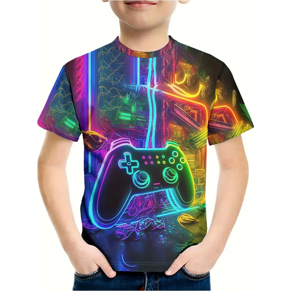 T-Shirt für einen Jungen, 3D-D – Summer Clothing Drawing For Kids Bewertung und Preis