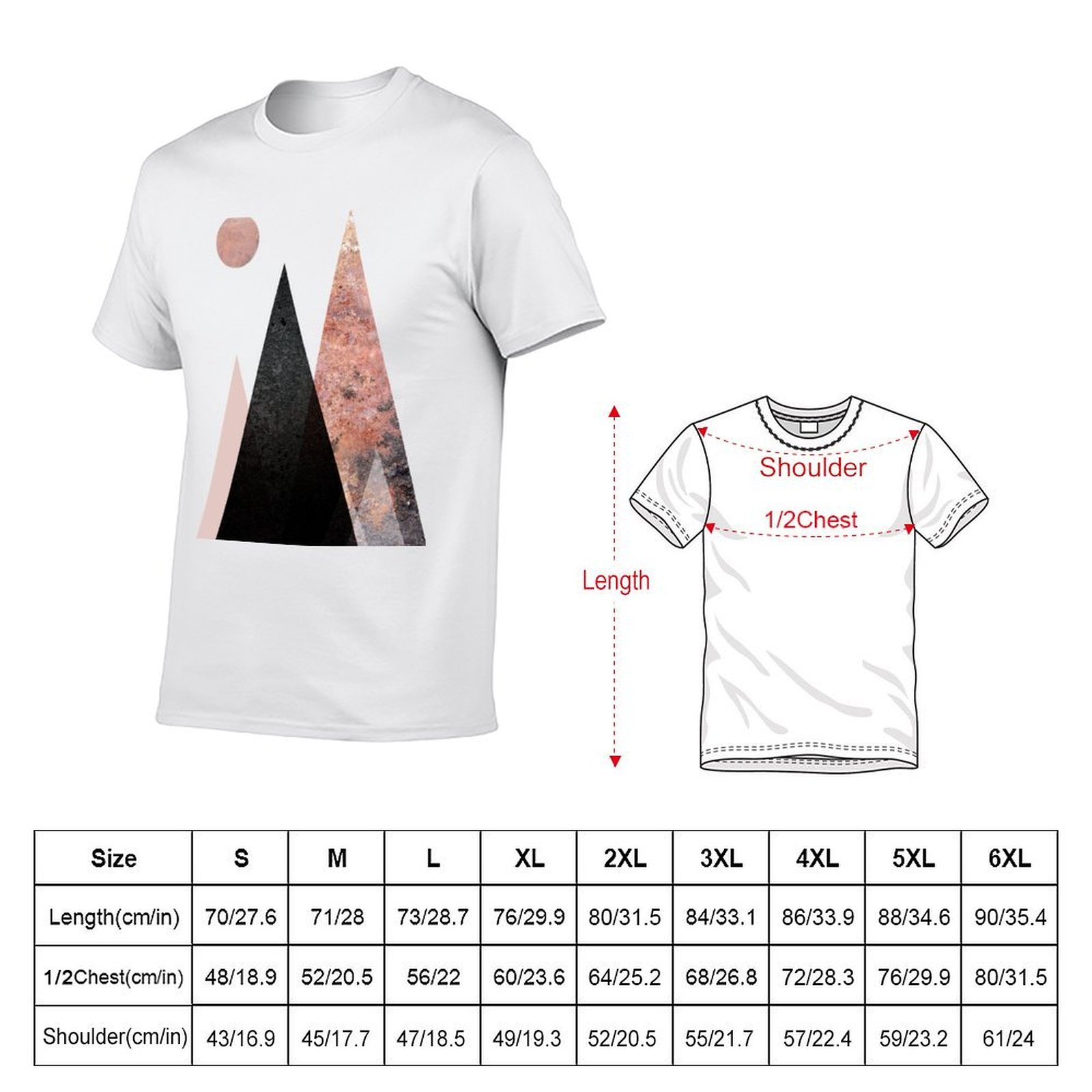 Nordic Mountain Range T-Shirt, – Summer Clothing Range Bewertung und Preis