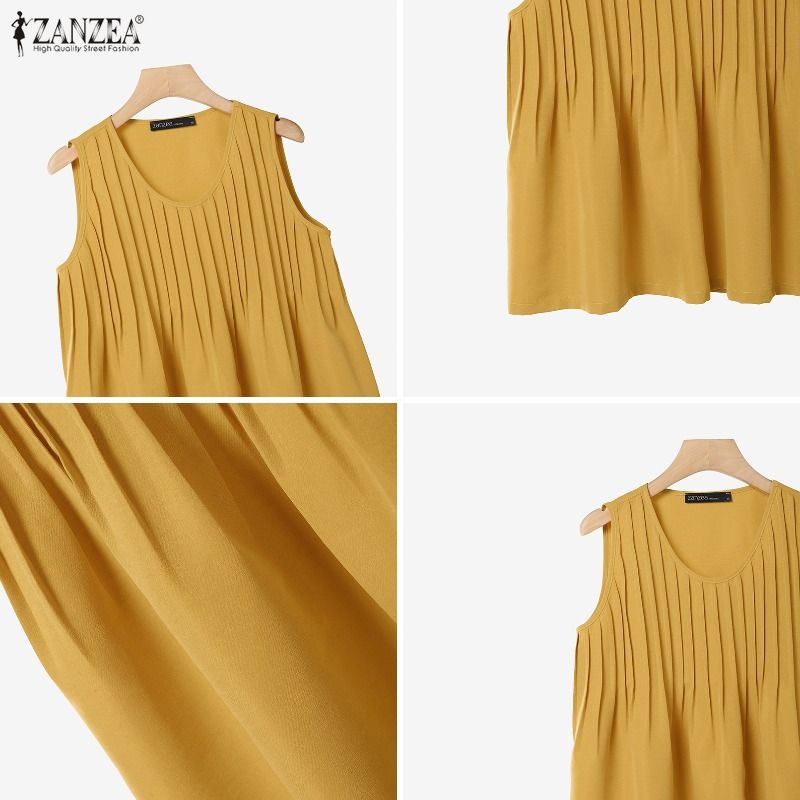 ZANZEA Plus Size 5XL Damen-Tan – Summer Clothing Holiday Bewertung und Preis