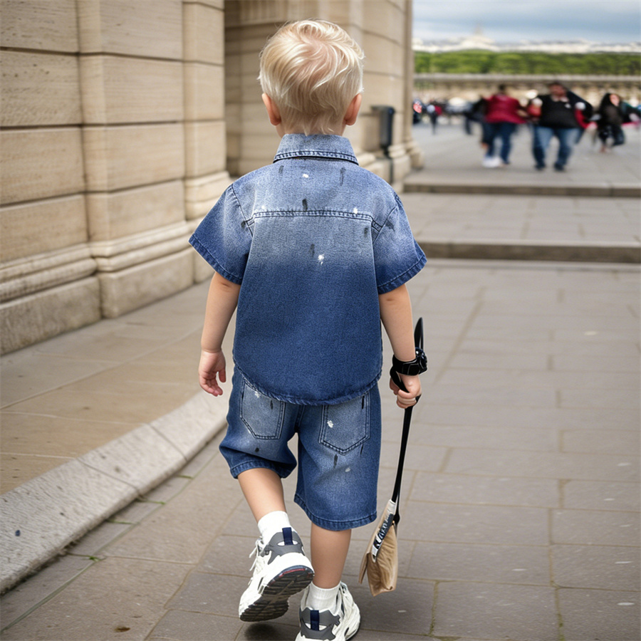 Modischer Kinder-Sommer-Jeansa – Summer Clothing Drawing For Kids Bewertung und Preis