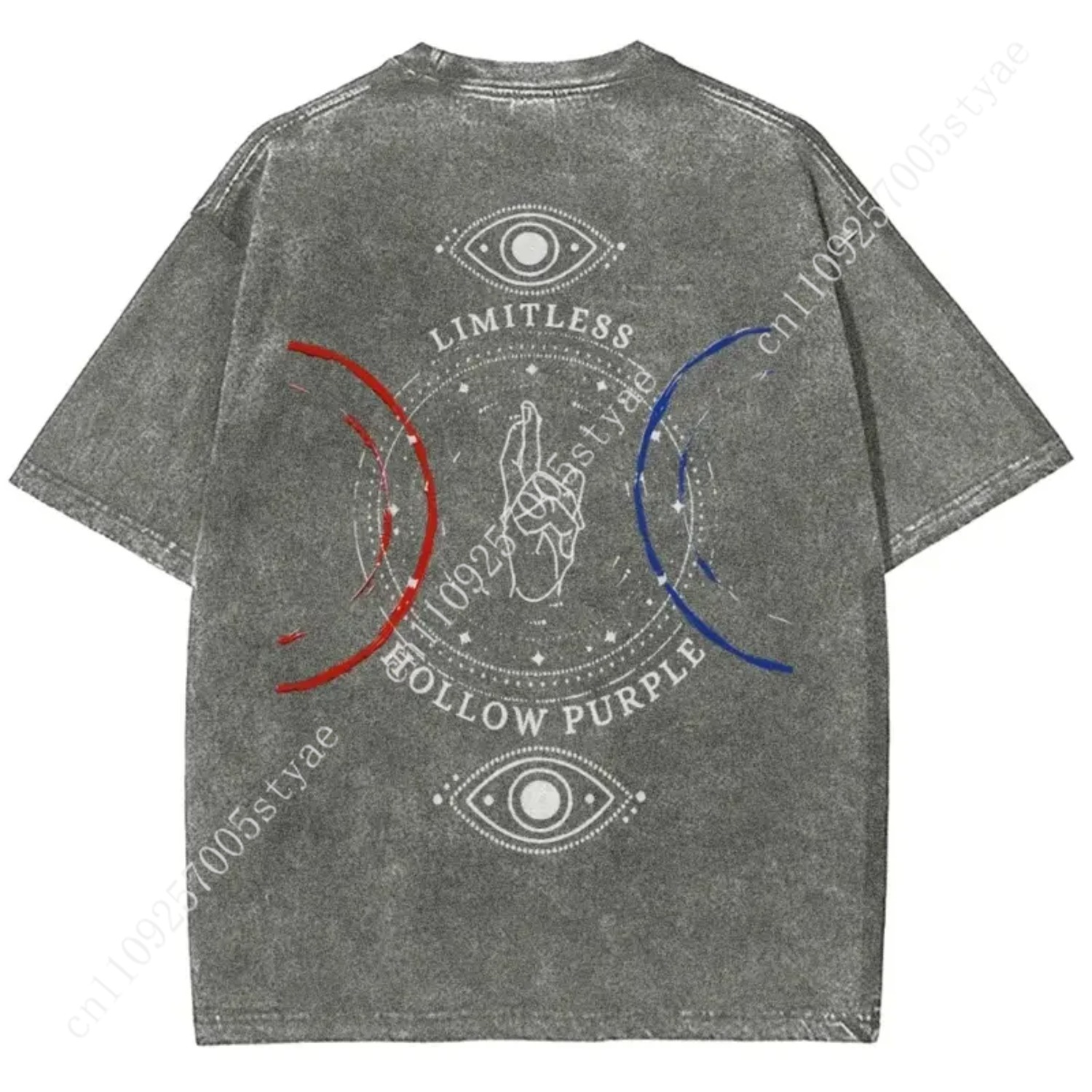 Anime Gojo Satoru Print T-Shir – Yours Summer Clothing Bewertung und Preis