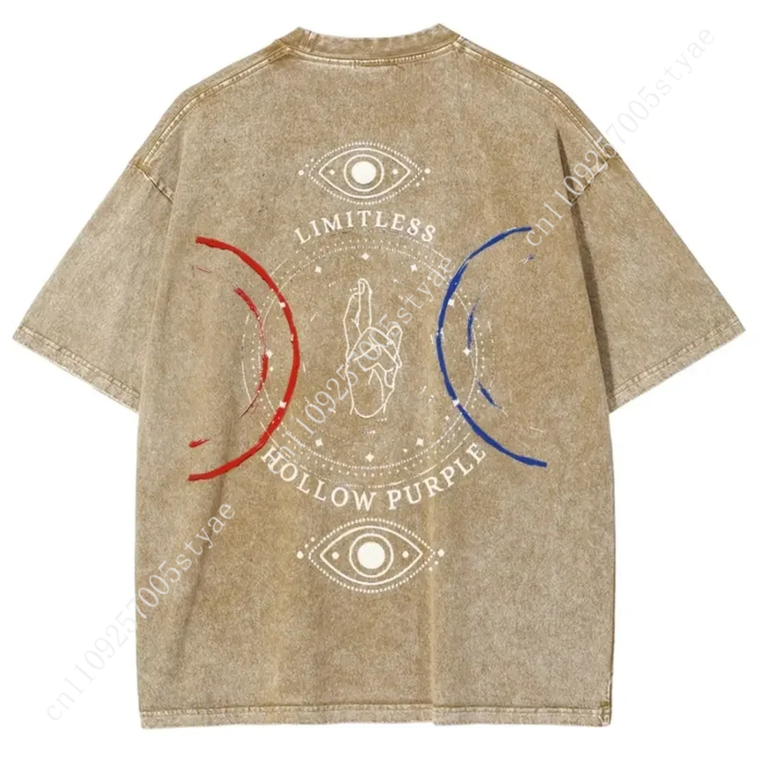 Anime Gojo Satoru Print T-Shir – Yours Summer Clothing Bewertung und Preis