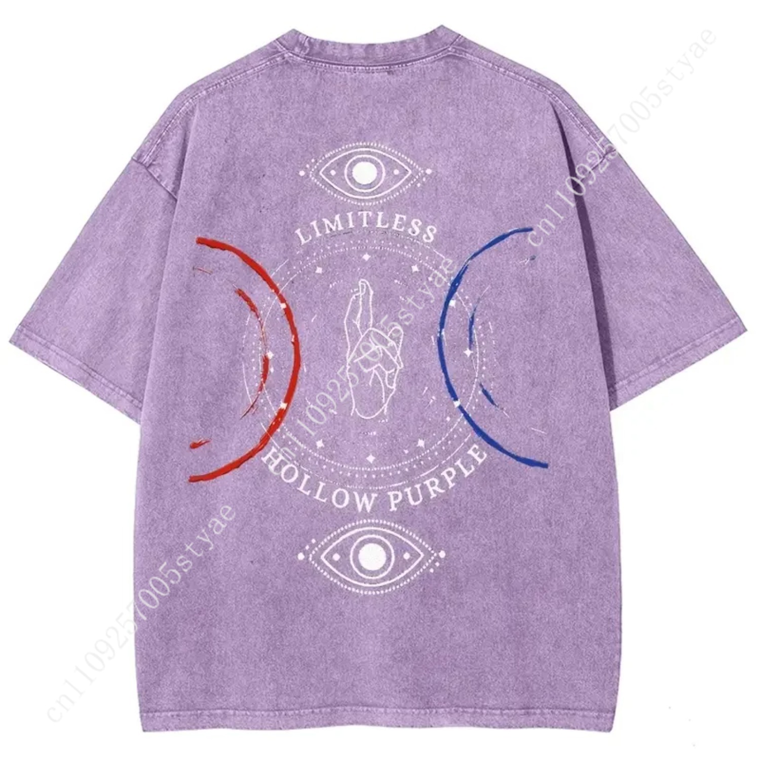 Anime Gojo Satoru Print T-Shir – Yours Summer Clothing Bewertung und Preis