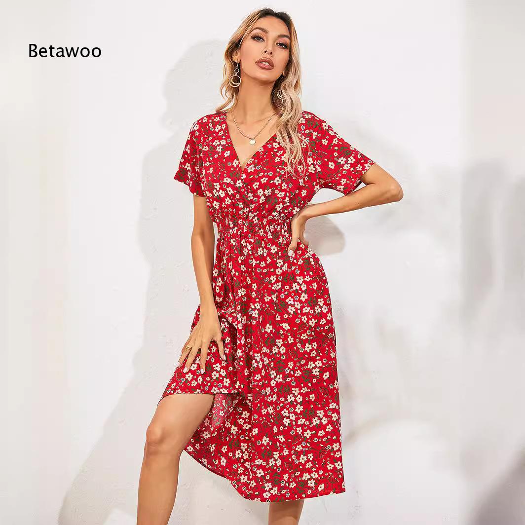 Ditsy Blumenmuster Midi-Sommer – Sundress Midi Floral Bewertung und Preis