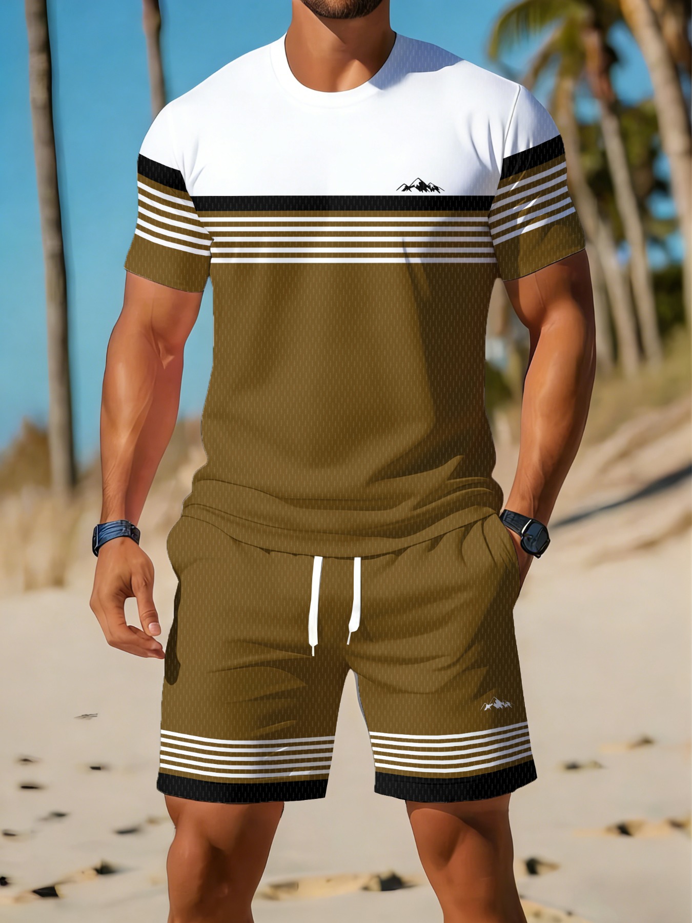 Lässiges Strand-T-Shirt und Sh – Summer Clothing Holiday Bewertung und Preis