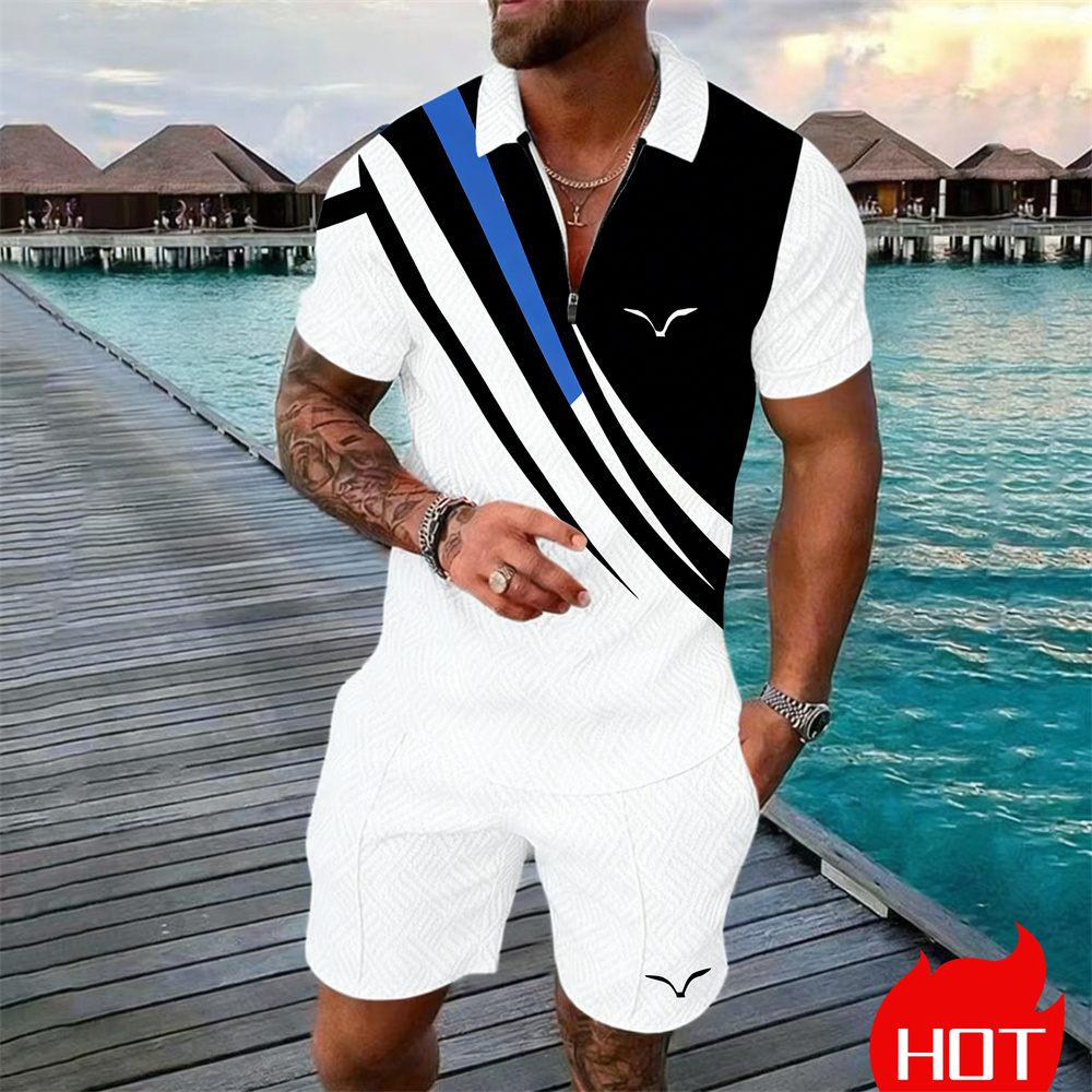 Sommer-Set mit Streifenmuster  – Summer Clothing Y2K Bewertung und Preis