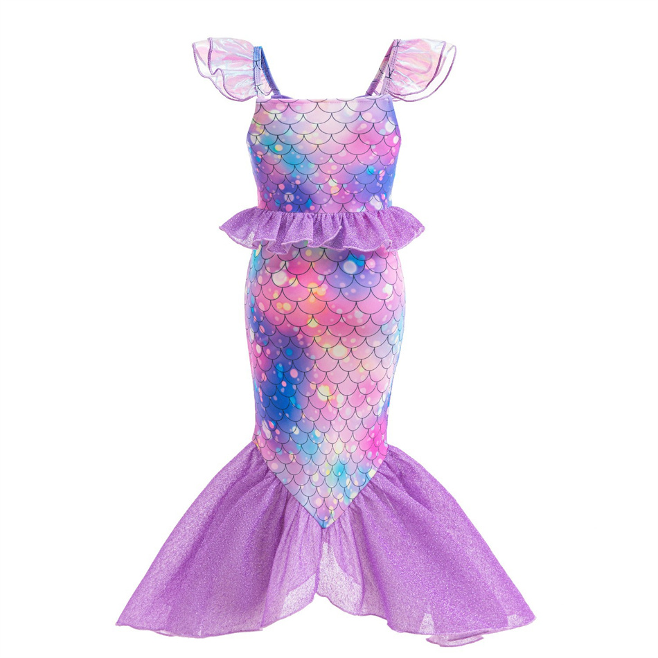 Meerjungfrau Cosplay Lila Prin – Summer Clothing Holiday Bewertung und Preis