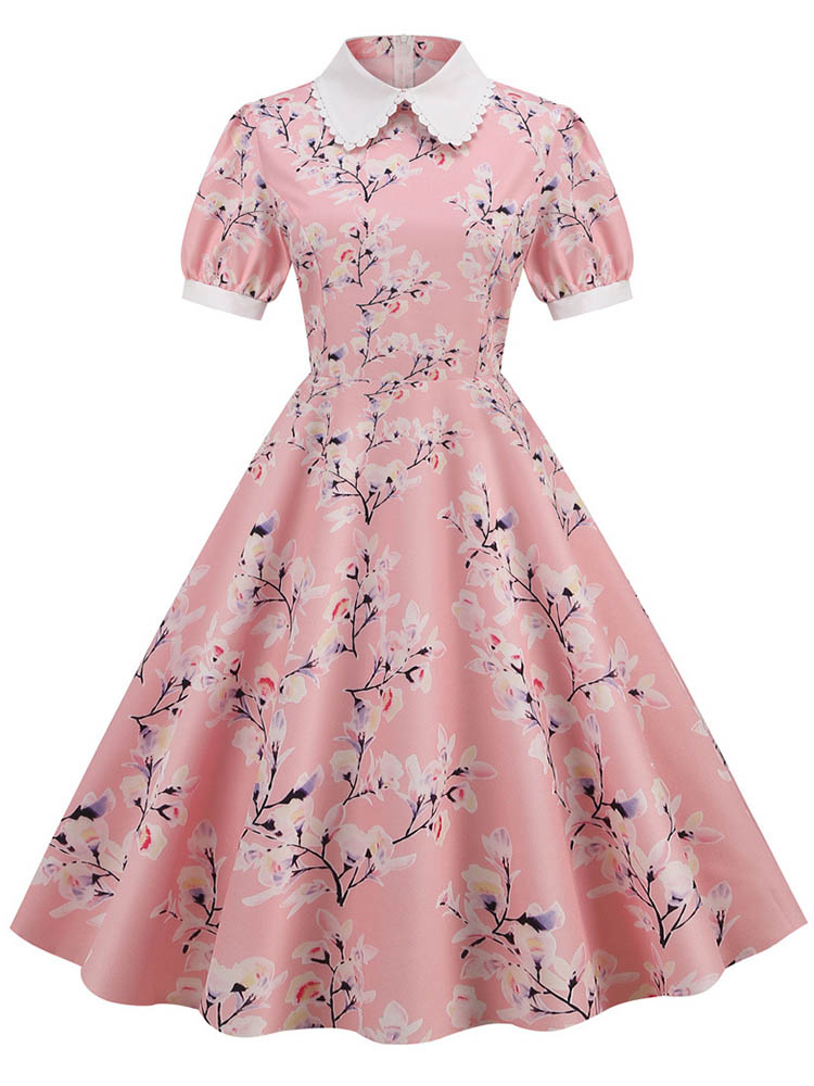 S ~ 3XL Frauen Midi Kleid Flor – Sundress Midi Floral Bewertung und Preis