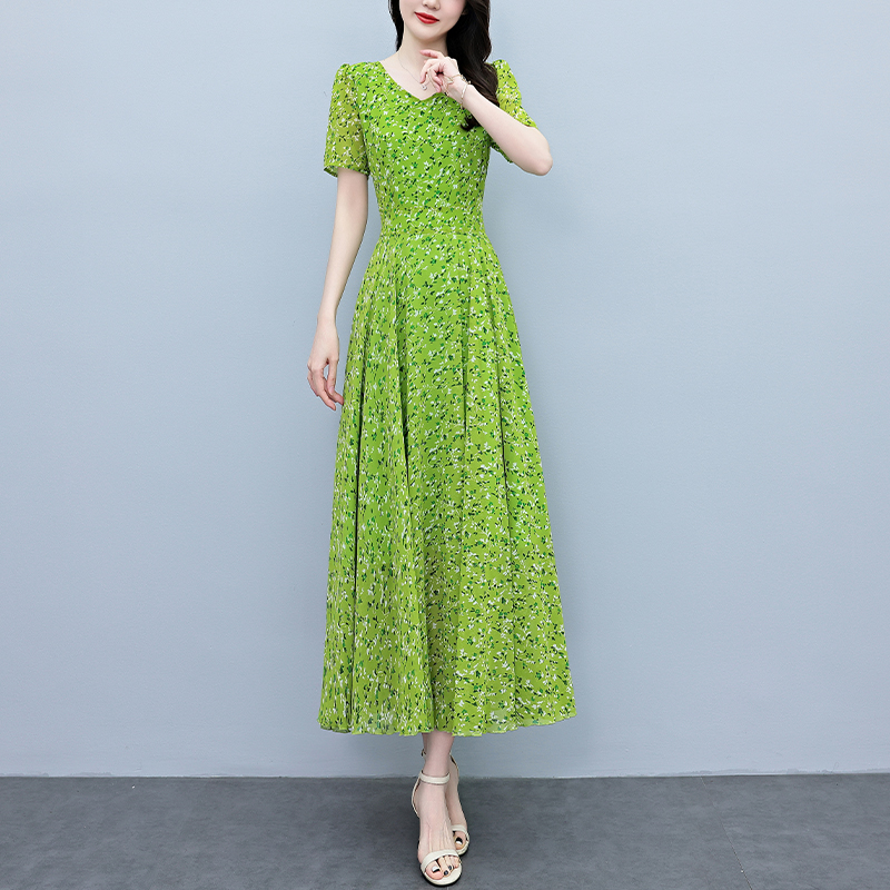 Sommerurlaub Kurzarm Boho Stra – Sundress Midi Floral Bewertung und Preis