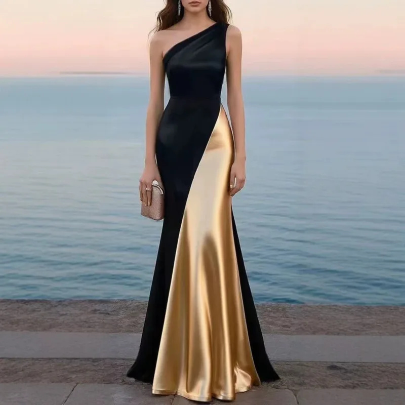 Satin-Maxikleid mit einem Schu – Summer Evenings Clothing Bewertung und Preis