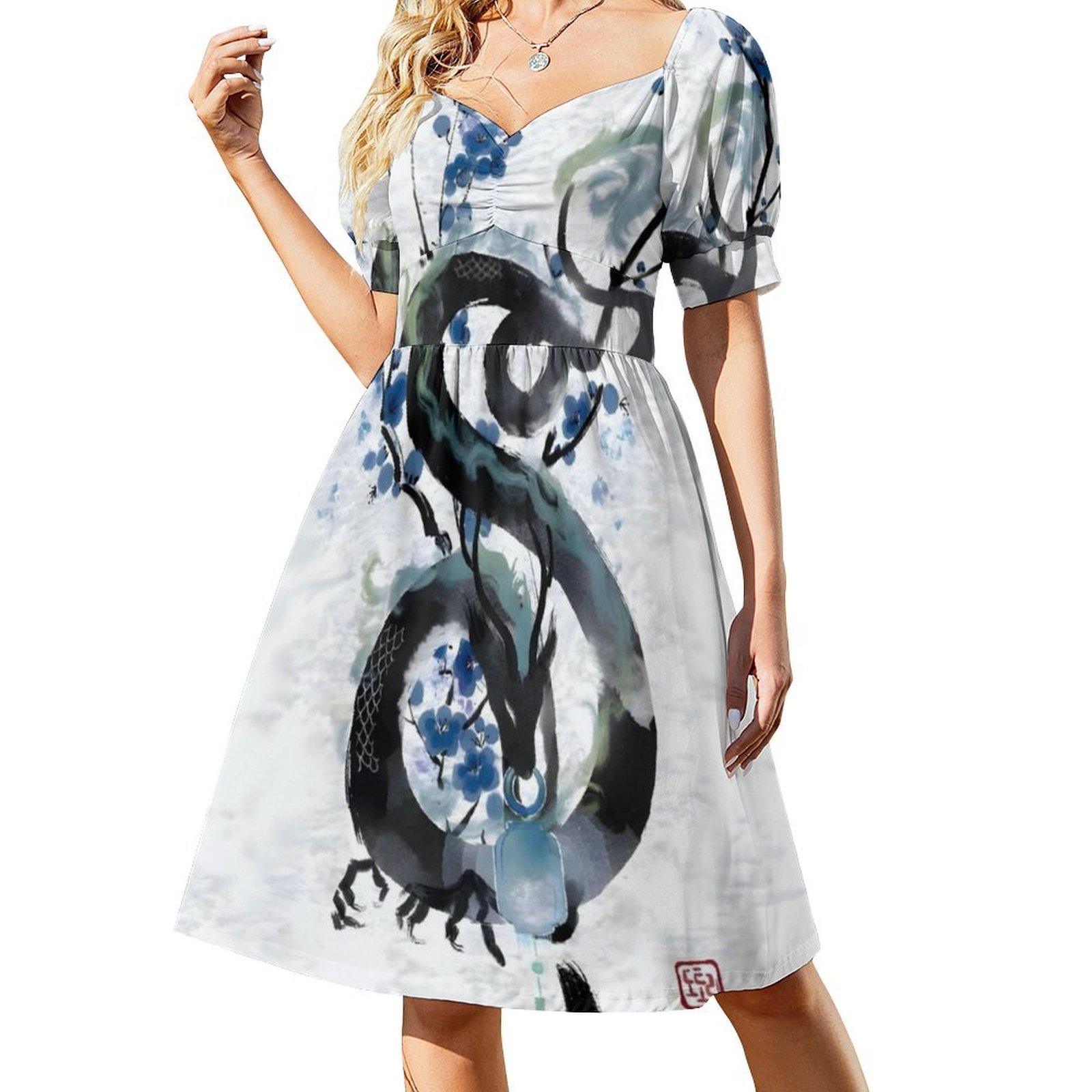 Japanische Blue Night Dragon I – Summer Clothing For Japan Bewertung und Preis