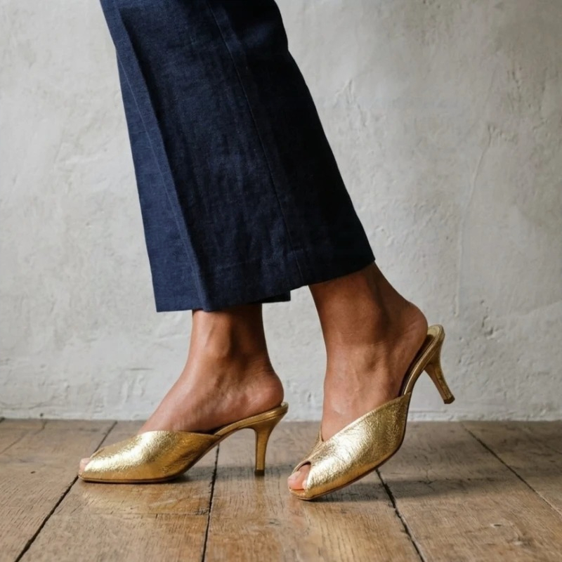 Damen-Pumps Designer Gold Dame – Summer Clothing Collection Bewertung und Preis