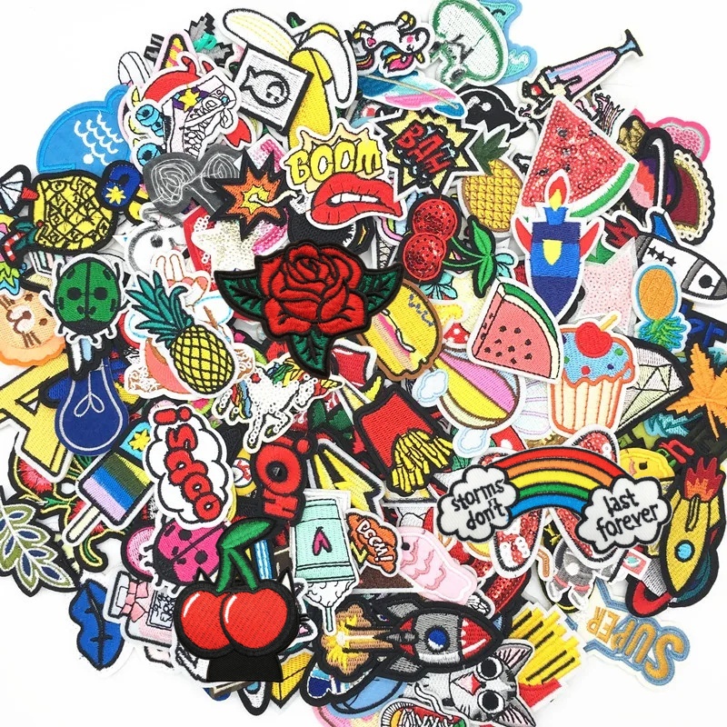 30 Teile/los Stickerei Patches – Summer Clothing Pictures Bewertung und Preis