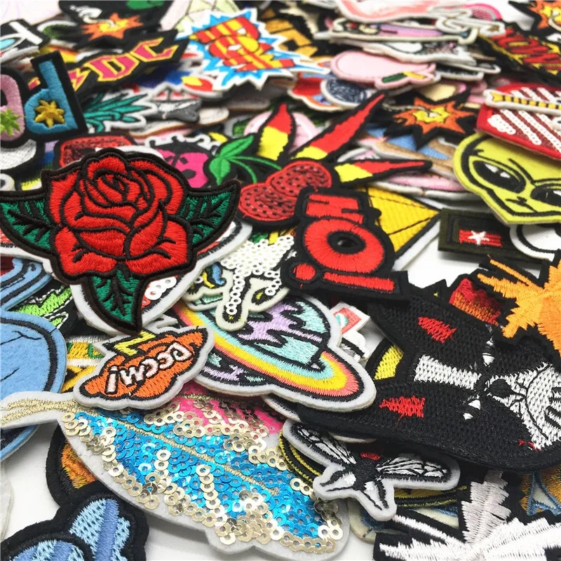 30 Teile/los Stickerei Patches – Summer Clothing Pictures Bewertung und Preis
