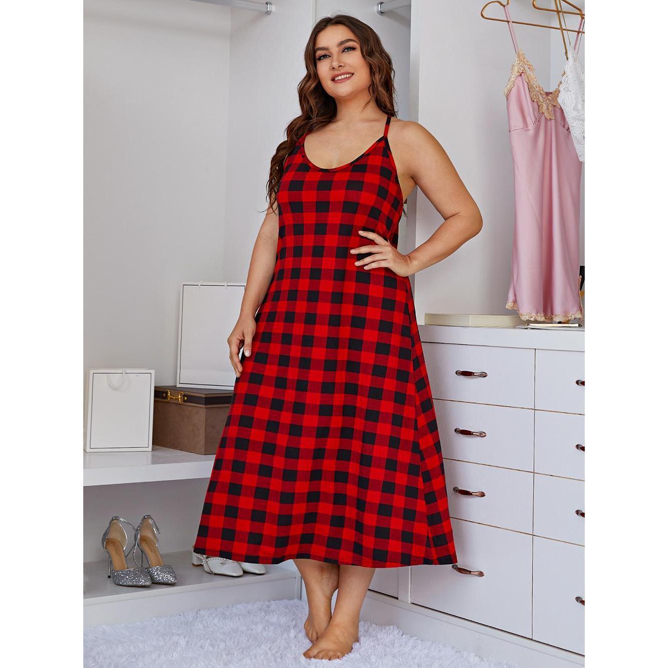 Plus-Size-Schlafkleid für Dame – Summer Clothing For Plus Size Women Bewertung und Preis