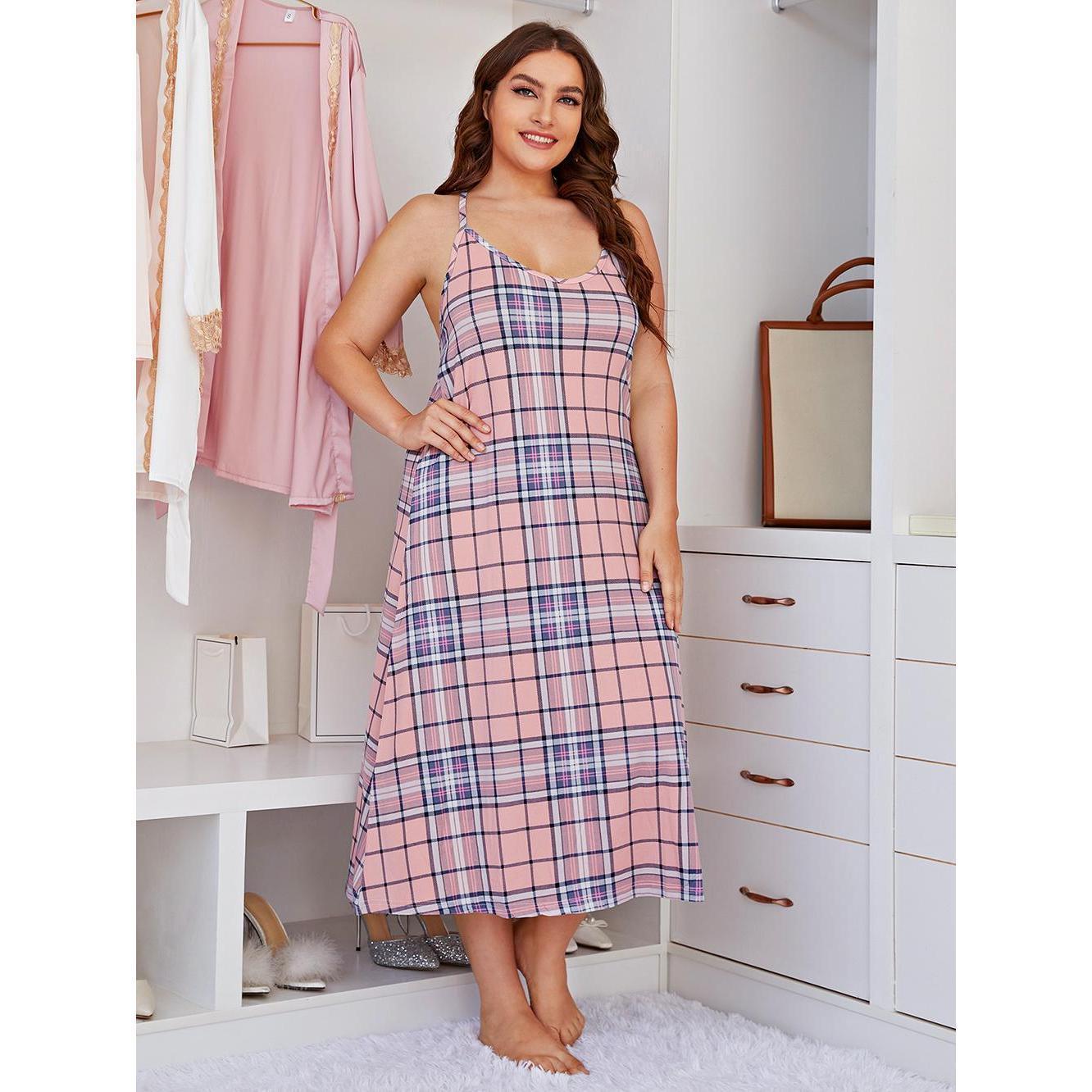 Plus-Size-Schlafkleid für Dame – Summer Clothing For Plus Size Women Bewertung und Preis